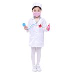 Çocuklar için ANNISOUL Laboratuvar Önlüğü, Bilim İnsanı Projeleri için Çocuk Laboratuvar Önlüğü, Öğrenme Kaynakları Seti, Unisex 5 adet, Doktor Rol Yapma Kostümü Giydirme (2-4 Yaş) Beyaz”
