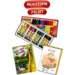Çocuklar Için Boyama Kitabı+Hikaye (Ciltli)