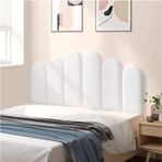 Çocuklar için Çarpışma Önleyici 3D Duvar Koruyucu - Yastıklı Oval Duvar Panelleri Kendinden Yapışkanlı Başlık, Çocuk Odası ve Oyun Odası Dekorasyonu, Yumuşak Duvar Koruması (B
