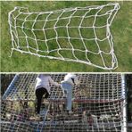 Çocuklar için Dayanıklı Kenevir Halat Netleştirme Açık Bahçesi - Ağaç Ev ve Kargo Oyunu için Jüt Tırmanma Ağları, Çocuk Fitness Ekipmanları (8x9.5m)