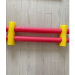 Çocuklar için Deniz Makarnası Yüzme Öğrenme Yardımcısı (Pembe-Kırmızı)