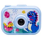 Çocuklar İçin Dijital Kamera Mini Unicorn Tasarım, Fotoğraf ve Video Çekimi, Taşınabilir Oyuncak Kamera, Hediyelik Çocuk Fotoğraf Makinesi (Mavi)