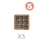 Çocuklar İçin Eğitici Oyuncak 5 Adet XOX Oyunu Tic Tac Oyunu