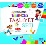 Çocuklar İçin Eğlenceli Faaliyet Seti Mavi Kitap 3 Yaş Üzeri