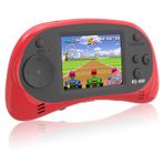 Çocuklar için El Oyunları 16 Bit Retro Video Oyunları 220 HD Elektronik Oyunlar Konsolu - 2,5 inç LCD Taşınabilir Seyahat Oyunları Eğlence Hediyeleri 4-12 Yaş Erkek Kız Çocuklar için (Klasik Kırmızı)