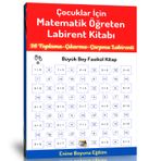 Çocuklar İçin Matematik Öğreten Labirent Kitabı Enine Boyuna Eğitim