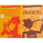 Çocuklar için Nasreddin Hoca Fıkraları-Kısaltılmış Metin & Pinokyo – Kısaltılmış Metin (2 Kitap Set)