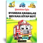 Cocuklar Icin Oyuncak Arabalar Boyama Kitap Seti
