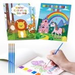 Çocuklar için Parti Hediyeleri Yaş 4-8 2 Paket Su ile Boya Çocuklar için Boyama Kitapları Goodie Çantalar Çocuklar için Doldurucular Erkek Kız Doğum Günü Hediyesi Boya Çocuklar için Parti Hediyeleri 3