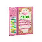 Çocuklar İçin Sure Dua Öğreten Cihaz Sesli Yasini Şerif Kitabı Pembe