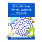 Çocuklar İçin Temalı Labirent Kitap Seti 2 Kitap Enine Boyuna Eğitim