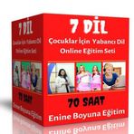 Çocuklar İçin Yabancı Dil Online Eğitim Seti 7 Dil Enine Boyuna Eğitim