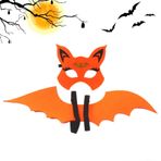Çocuklar İçin Yarasa Kanatları,Yarasa Kanatları Cadılar Bayramı Kostümü,Yarasa Kostüm Seti Yarasa Maskesi Cosplay Kostümleri Yarasa Göz Maskesi | Yarasa Kostüm Aksesuarı Vampir Yarasa Kanatları Ayarla