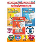 Çocuklar İçin Zeka Geliştiren&dikkat Güçlendiren Futoshiki 3lü Set - Yeni Nesil Japon Sudoku 7/99 Yaş