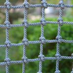 Çocuklar ve Yetişkinler için Tırmanma Ağı - 2 x 2 m (6,6 x 6,6 Ayak) Açık Hava Oyun Alanı için Dayanıklı Halat Ağaçları Tırmanmak, Spor ve Eğlence için Mükemmel