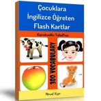 Çocuklara İngilizce Öğreten Flash Kartlar Kitap Seti-2 Kitap Enine Boyuna Eğitim