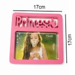 Çocuklara Özel Prens & Prenses Fotoğraf Çerçevesi – Pembe Prenses & Mavi Prens Tasarımlı 10x15 cm Çocuk Çerçevesi