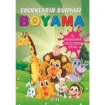 Çocukların Dünyası Boyama Kitabı 4 / Sevimli Hayvanlar