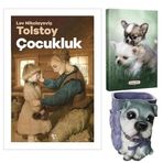 Çocukluk - Tolstoy ve Dekoratif Köpek Kalemlik - Minik Dostlar Planlama Defteri