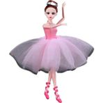 Çocuksu Barbie Bebek Kız Hediye Bale Prenses Dans Çocuk Oyuncakları (Yurt Dışından) - Pembe
