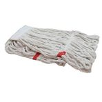 Cod-Ex Geniş Yedek Islak Mop Paspas Ucu Başlığı Püskül - Pamuklu - 500 Gram. - 25 Cm. - Beyaz