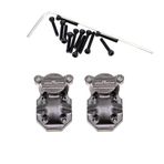 CODA RACING AXIAL SCX24 Kilit C10 Gladyatör Brokon Yükseltmeleri için Pirinç Diff Kapak Ön ve Arka 1/24 RC Crawler Araba