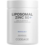 Codeage Liposomal Zinc 100 Capsul–3 Month Supply–one Per DAY-50MG Zinc Gluconate- Essential Mineral-Vegan. - Aromasız