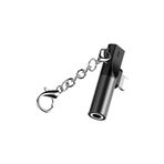 Codegen CDG-CNV48 Siyah Apple iPhone Lightning + 3.5 mm Stereo Dönüştürücü Çoklayıcı Adaptör