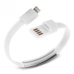 Codegen CDG-CNV59 Apple iPhone uyumlu Bileklik Şarj Data Kablosu Beyaz