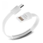 Codegen CDG-CNV64 Micro USB Port Beyaz Bileklik Şarj Data Kablosu