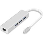 Codegen CDG-CNV85 USB Type C to Gigabit RJ45 3 Port USB 3.0 USB Ethernet Adaptör