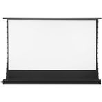 Codegen Taşınabilir Portatif Elektrikli Pull Up Floor Screen Projeksiyon Perdesi 212x123 cm Siyah PEX-200