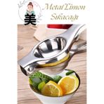 CÖDEL Pratik Metal Limon Sıkacağı Profesyonel Limon Sıkacağı 1 Adet