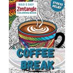 COFFEE BREAK: BOLD & EASY ZENTANGLE COLORING BOOK