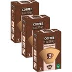 Coffee Caffeo Filters No2 80 Adet Kahve Filtre Kağıdı x 3 Adet - Kağıt Filtre
