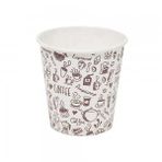 Coffee Desenli 50'li 6,5 oz Karton Bardak