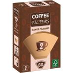 Coffee Filters Filtre Kahve Kağıdı No:2 80'li Paket - 80 gr - Kağıt Filtre