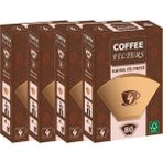 Coffee Filters Filtre Kahve Kağıdı No:4 80'li @ 4 Paket - 80 gr