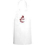 Coffee Özel Baskılı Chef Mutfak Önlüğü Beyaz