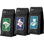 Coffeein Brasil, Colombia ve Guatemala Yöresel Filtre Kahve Seti Avantalı Paket 3X250 gr