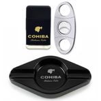 Cohiba Küllük Çakmak ve Metal Kesici Puro Aksesuar Seti Oval 2li