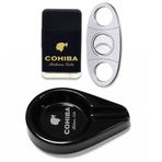 Cohiba Küllük Çakmak ve Metal Kesici Puro Aksesuar Seti Oval Tekli