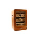 Cohiba PremiumQuality Ahşap Aksesuar Çekmeceli Camlı Sedir Humidor Puro Kutusu