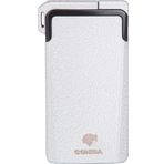 Cohiba Tek Torch Pürmüz & Soft Flame Fırçalı Gümüş Metal Puro & Pipo Çakmağı