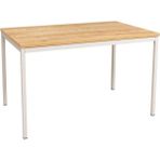 Çok Amaçlı 140 cm Masa, Yemek Masası, Ofis Çalışma Masası, Bilgisayar Masası, Safir Meşe - 140x80x75h cm