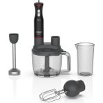 Çok Amaçlı 1500W Blender Seti Siyah, Güçlü ve Şık Tasarım - Ahşap