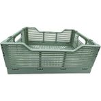 Çok Amaçlı 20X30X12 Plastik Katlanabilir Taşıma Kutusu - Ahşap - Seçenek 1