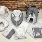 Çok Amaçlı Babynest, Puset Örtüsü ve Minderi, Alt Açma ve Battaniye, Nevresim Takımı 15 'li Set