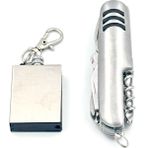 Çok Amaçlı Çakı Hediye Zippo Kibrit - Gümüş