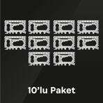 Çok Amaçlı Cep Kartı Toolcard 28 Fonksiyonlu Paslanmaz Çelik - Cıvata Anahtarı, Tornavida, Bisiklet Jant Anahtarı, Tornavida, Çakı, Kapak Açar, Kablo Sıyırıcı, Kamp Survival Kit (10'lu Paket)
